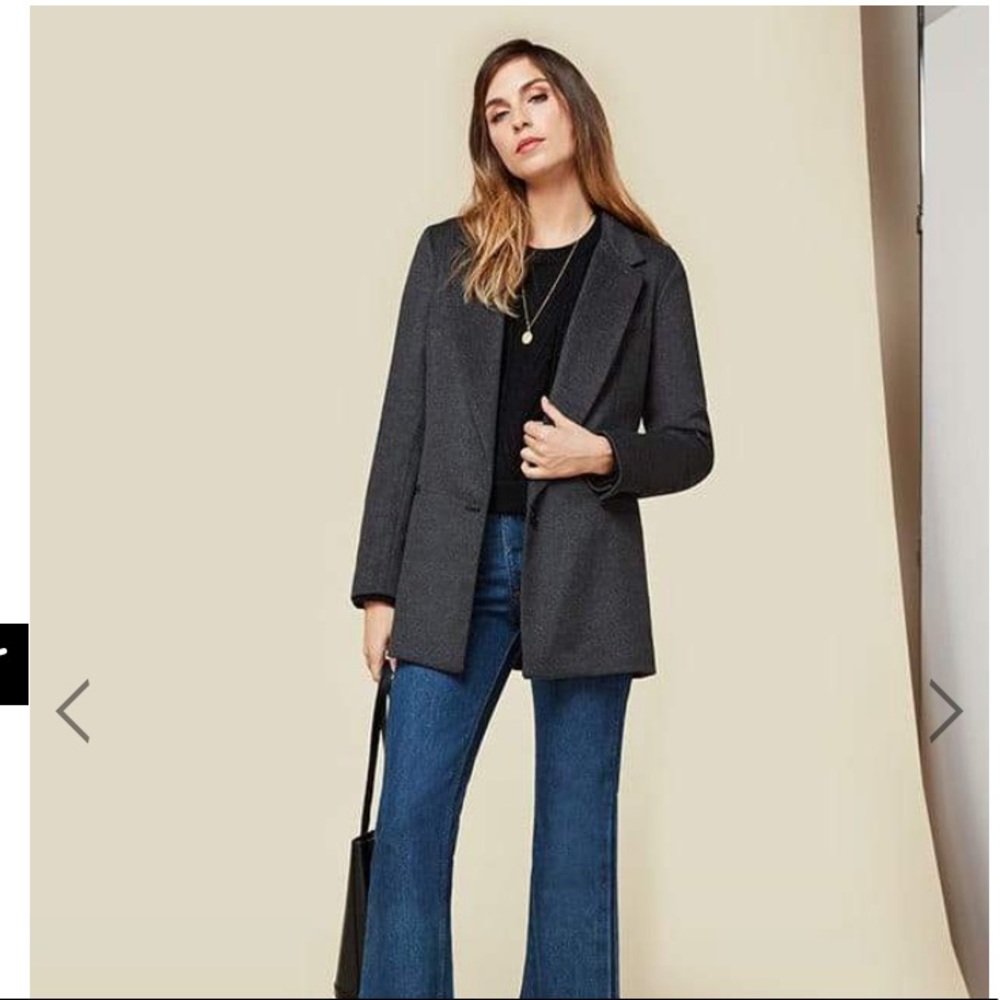 NAME YOUR PRICE Reformation Carnaby Black Classic Jacket M